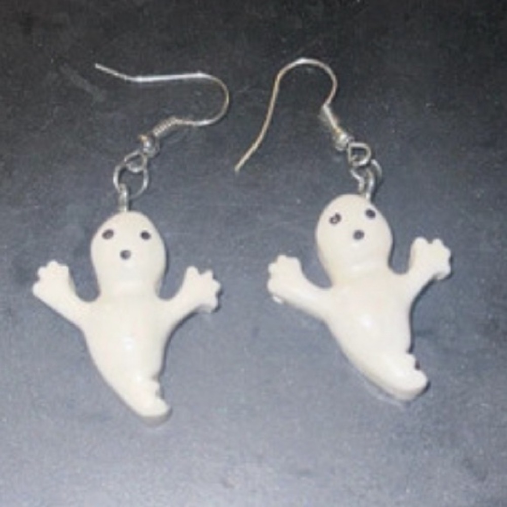 Halloween ghost earrings costume jewelry